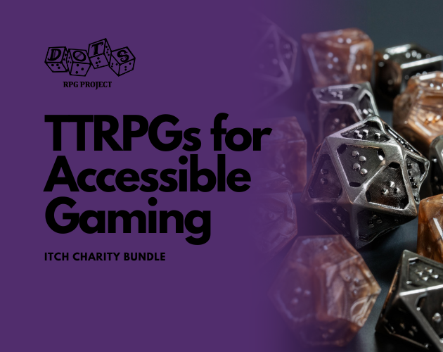 jesthehuman's tweet photo. TTRPGs for Accessible Gaming has officially raised $10,000/$20,000 goal!  

There are 318 TTPRGs to discover for a $10+ donation to @DOTSrpg to support their Signature Braille RPG Dice in partnership with @dieharddice!    

Purchase the bundle here: https://t.co/O44sT8ScHi https://t.co/qP5EYFfJ5C
