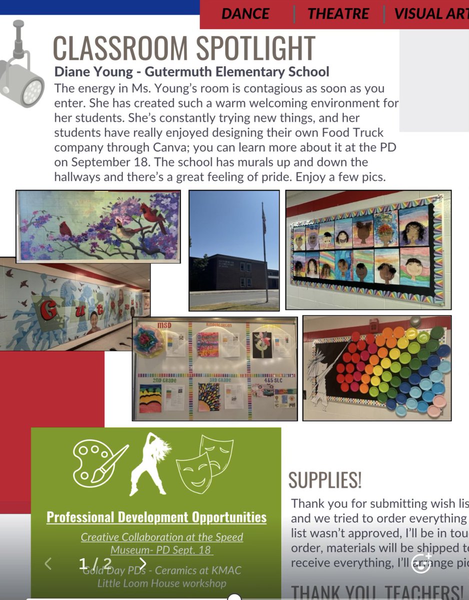 GutermuthES's tweet photo. @Mrsyoungcreates doing great things!!!❤️❤️❤️#cardinalPRIDE https://t.co/dO6NsifsSf