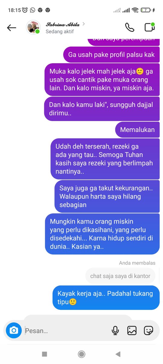 erasuci03's tweet photo. Penipunya nantangin buat di viralin.
Tolong bantuin viralin guys 😭 https://t.co/z8MNnhcy2q