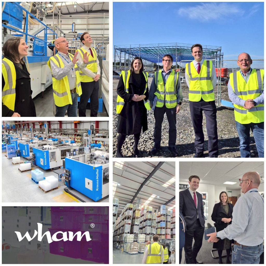 OliverRyanUK's tweet photo. Recently @sarahsmithlab & I met with What More UK (Wham) CEO Andy Holt at the company's HQ in #Hapton, we later toured their expanding #Altham site.
Wham are a huge local employer, major exporter and one of the UKs largest manufacturers of household goods.
Great to see the business doing so well!