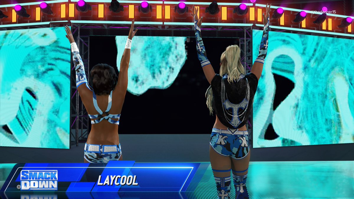 BratY2KDJ2003's tweet image. Flawless!!!! #WWE2K24 #Laycool #Flawless #WWE