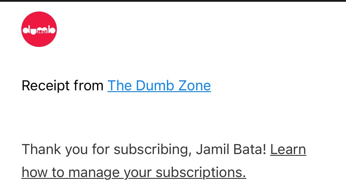 .<a href="/thedumbzone/">The Dumb Zone</a> substack day one is a thing, right <a href="/BJ_owns/">Blake Jones</a> <a href="/bracketdan/">Dan McDowell</a> <a href="/NotJackKemp/">Jake Kemp</a>??
