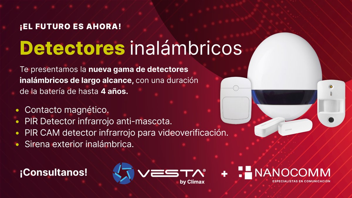 Nanocommok's tweet photo. #seguridadelectronica #nanocomm #comunicacion #seguridad #mesh #redes #redmesh #tecnologia #monitoreo #comunicadores #alarmas #panico #simcard #seguridadelectronica #alarmasparacasainalambricas #sistemasdealarmas #comunicadores #tecnología  #videovigilancia #camarasdeseguridad https://t.co/ErLg8k616l