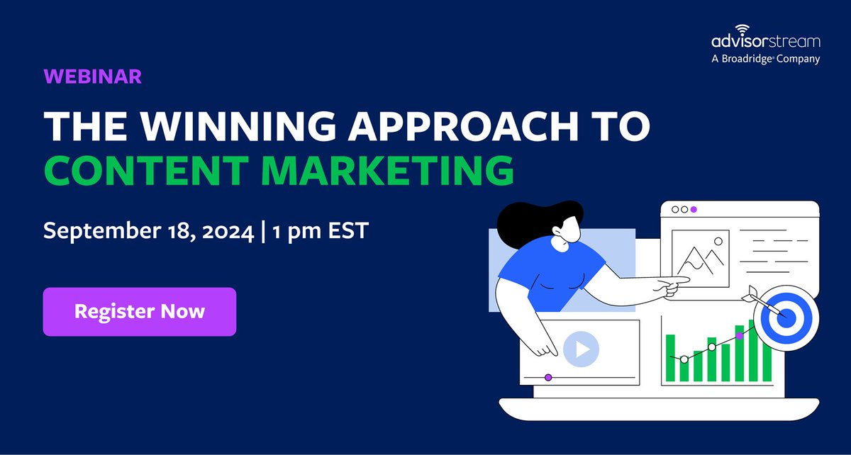 jgerold's tweet photo. Great content doesn’t just inform—it inspires action and fosters connection.

Join our webinar to learn how strategic content marketing can help you attract new clients, strengthen relationships, and drive measurable impact to your business. Register now - https://t.co/chYp75cjXN https://t.co/PKk2xqLGgX