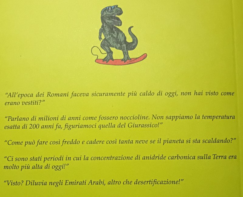 Le comode bugie sul cambiamento climatico. @Giulio_Firenze tutto da leggere per chi vuole capire grazie a un testo chiaro, semplice e spesso divertente #clima #ambiente