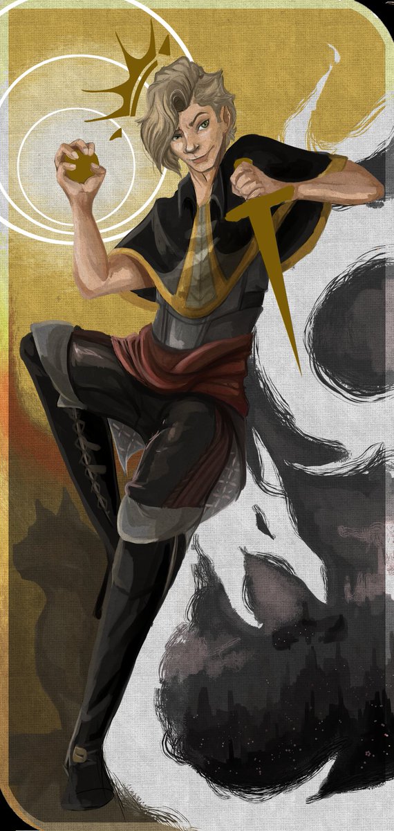 BlueberryMagPie's tweet photo. Rises from the dead. 

Friends I have been consumed by #DragonAge 
I'm drawing again? This game has me drawing again?

One rook tarot, one warden. I'm in deep on these fools. It's terminal. https://t.co/QHA1Y3NKKr