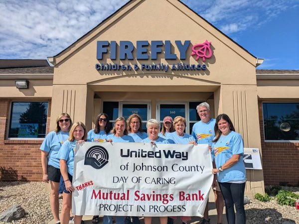 msb_dave's tweet photo. It’s always a great day to see some members of our team participate in the Day of Caring for the United Way of Johnson County!  As Johnson County’s only locally based financial institution, we are proud to support the United Way! https://t.co/nKjT3D35Zq
