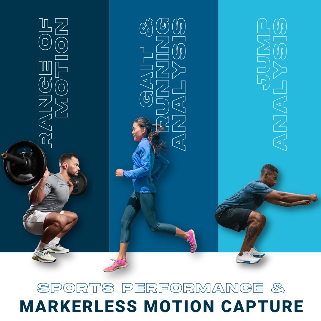 NoraxonUSA's tweet image. Markerless motion capture systems offer quick, detailed insights into jump mechanics, running/ gait, and range of motion - giving users a closer look at how an athlete moves.

 #Biomechanics #AthleteTraining #PerformanceEnhancement #RealTimeData #SportsTech