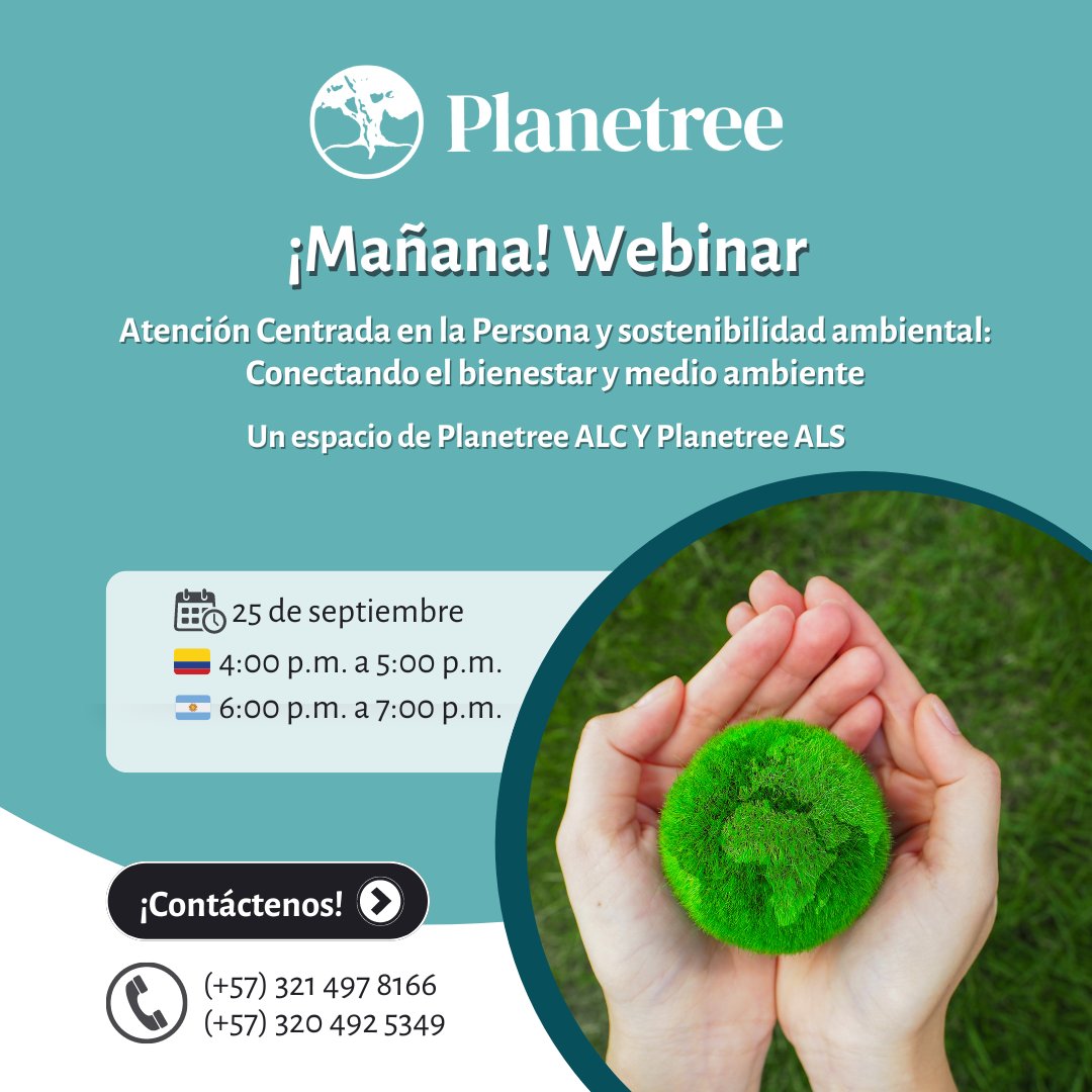OESvirtual's tweet photo. Bienestar y sostenibilidad ambiental, ¿pueden ir de la mano? 🤔Lo invitamos al webinar "ACP y sostenibilidad ambiental", donde aprenderá cómo integrar el cuidado de la salud con prácticas sostenibles que promuevan el bienestar integral.

Inscripciones👉 https://t.co/eAG9VeJwTJ https://t.co/1eSDaKtJsh