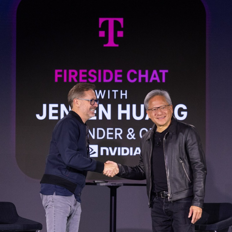 UlfEwaldsson's tweet photo. .@TMobile is partnering with @NVIDIA, @Ericsson &amp; @Nokia to design &amp; drive the future of mobile networks with AI at the center.  
 
Learn more about the AI-RAN Innovation Center: