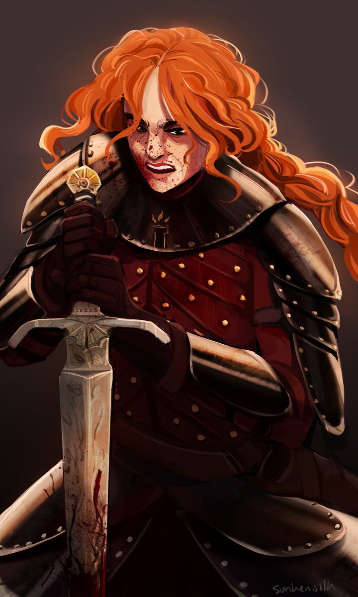 sworn protector alicent anyone?  hightower armour... targaryen colours... (i need to be sedated)