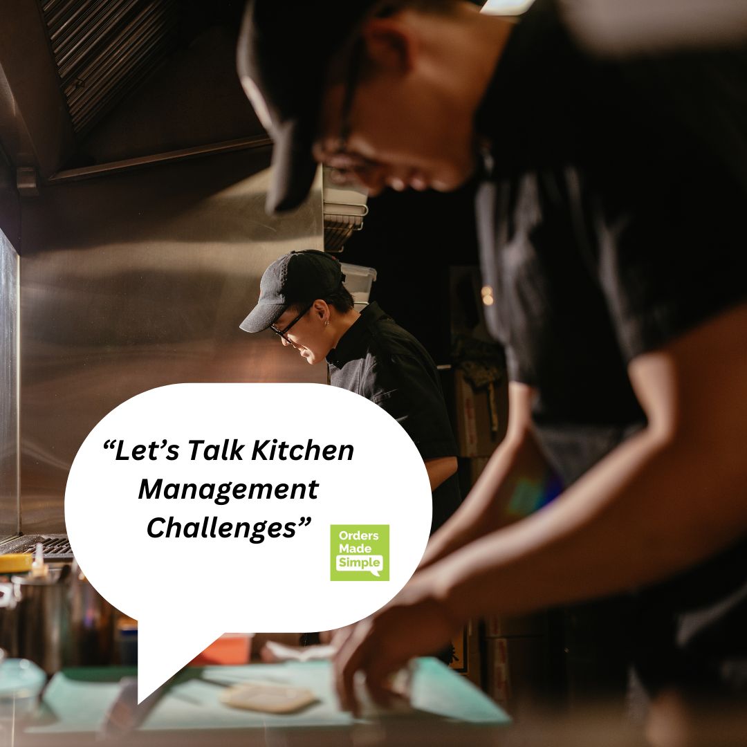 weareOMS's tweet image. What’s your biggest challenge in managing your kitchen? 🤔 Let us know in the comments, and see how Orders Made Simple can help you overcome it. #ChefCommunity #HospitalityBusiness