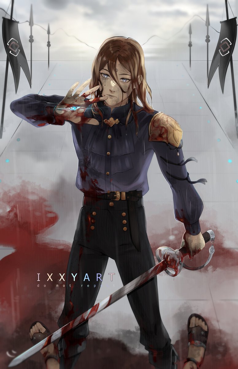 "Zenos bared a bloodied hand to his slain foe. There, embedded in the cup of his palm, glinted a crystal fragment." (The Hunt Begins, official FFXIV short story)

                                 "Joyless" from Wild Hunt,  <a href="/ZenosZine/">Wild Hunt: A Zenos Zine @ COMPLETE</a>