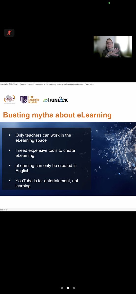 simonpitar's tweet image. Day 1
Leap Africa E-learning Bootcamp 2024 
Introduction to the E-learning Industry and Career Opportunities.
I have more knowledge about elearning: types of elearning, Busting Myths about elearning and the Career Paths and opportunities in elearning industry.
@LEAPAfrica