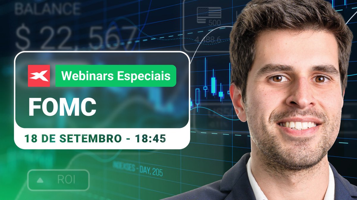 xtbpt's tweet photo. Acompanhe em direto a reunião da FOMC com o analista da XTB Henrique Tomé e saiba o que esperar para os investidores. https://t.co/Ux04aGc13u https://t.co/bNhSoMg4Eh