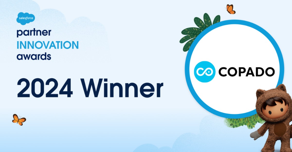 CopadoSolutions's tweet photo. 🎉 We're celebrating another proud milestone at Dreamforce! Copado has been selected as a 2024 Salesforce Partner Innovation Award winner in the Business Services category! Thank you for our team, customers and Salesforce for being a part of our journey! 

 #CopadoDF24 #DF24 https://t.co/YvX7Yt67q2