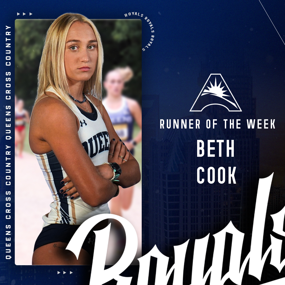 QueensTrack1's tweet photo. Congrats to Beth Cook on ASUN Runner of the Week honors 👏

#QUeenCity | #RoyalsRise | #CLT https://t.co/C9xYbSvZah