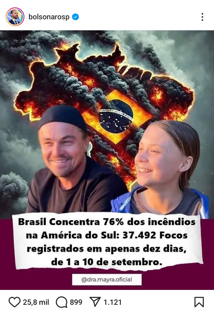 WagnerCesarBer1's tweet photo. @LeoDiCaprio e @GretaThunberg , The Mercenaries are gone! 
Where are you? 
You are a global disgrace. In fact, you are part of this progressive world, which wants to dominate everything and everyone. https://t.co/KudGlwHQcv