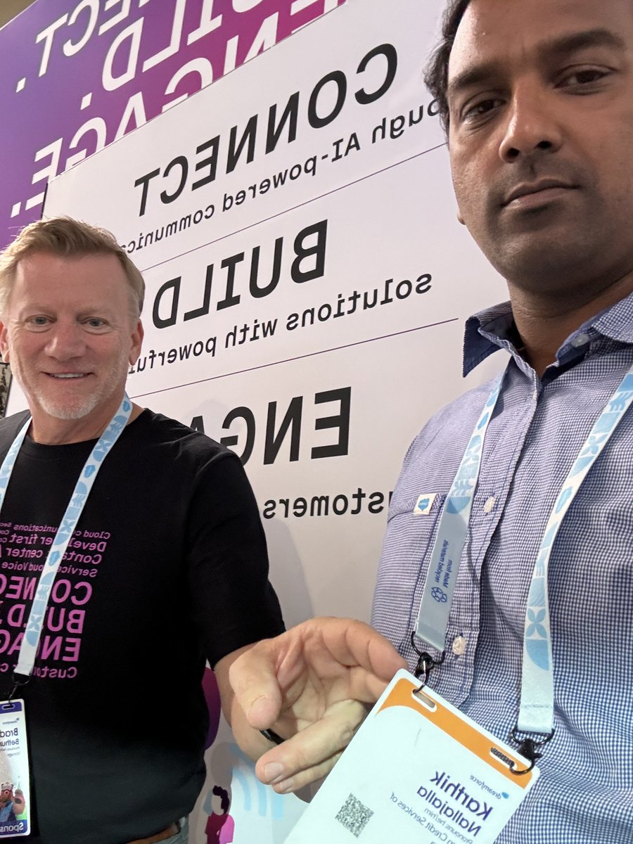 knallajalla's tweet photo. Nice to meet @Vonage at @dreamforce #DF24 https://t.co/pwtX7bFQuN