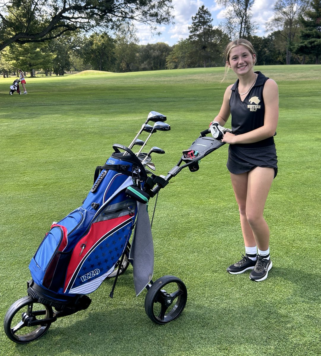 @ggpanthers hosted the I8 jamboree @ Arbor Hills. The team scored a 206. Kaia led the team with a 48. Taryn played her heart out and scored a 52.  Cami ended with a 52, as well. Grace scored 54. Jillian a 55, Ava a 58.  #playwithpassion