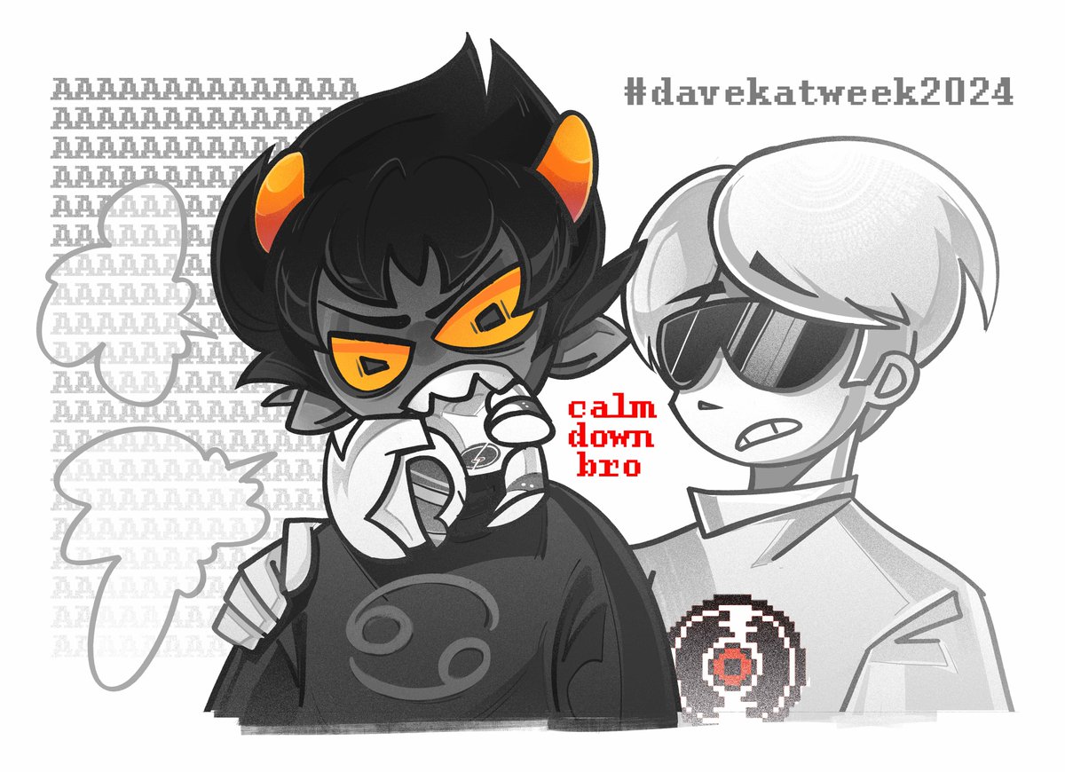 I found out about davekat week too late (yesterday), but I still want to participate, so-
Day 1: plush
#davekatweek #davekat #davekatweek2024