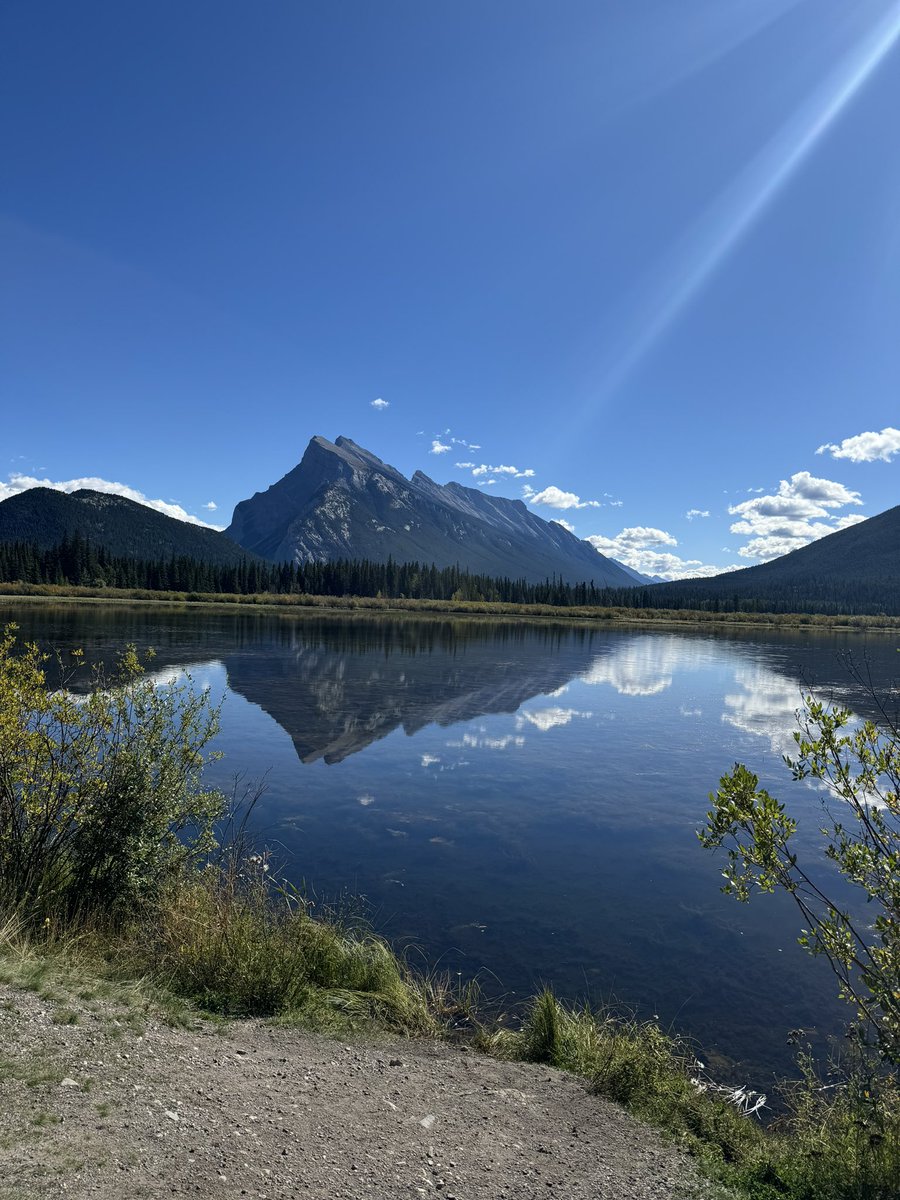 The Bow Valley Parkway, extraordinaire! 🚴‍♀️bikes &amp; boots only to the end of September!