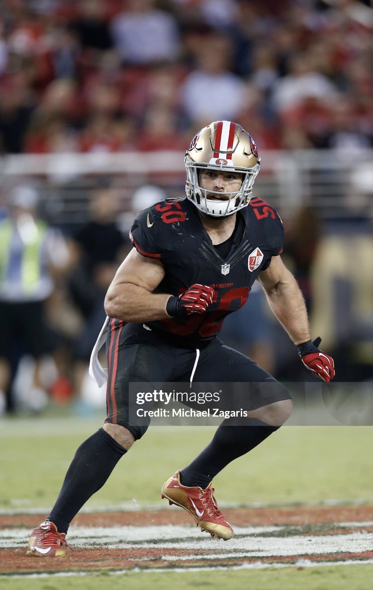 The San Francisco 49ers Color Rush uniforms were all-black. They were very poorly received and were retired after 2 season. 

Did you like the Niners in black, or are you glad they ditched these?