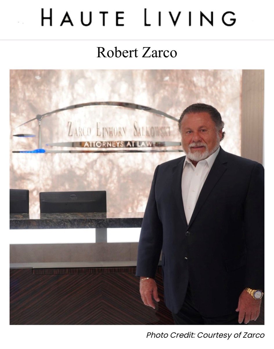 📣 Founding Partner, #RobertZarco, has once again been named one of Haute Living Magazine’s #Haute100 #MostInfluential Names in #Miami, honored as an #Entrepreneur in #Law for 2024! 🏆⚖️

Check out the Haute 100 List:
hauteliving.com/2024/09/introd…

#franchiselaw #commerciallitigation