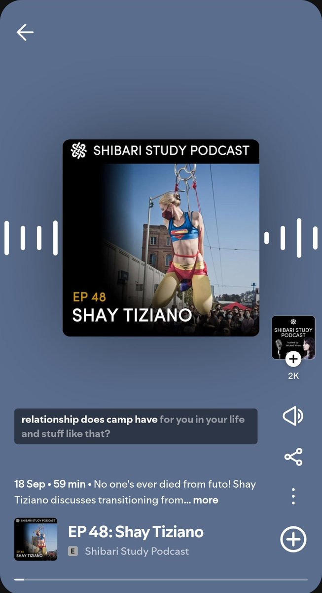 Shay Tiziano (@shayblondie) on Twitter photo My <a href="/shibari_study/">Shibari Study</a> Podcast episode is live! It was such a pleasure to chat with <a href="/thewickedwren/">wicked wren</a> ❤️😍
Find it on Spotify or any of the other streaming platforms! 🎙 My <a href="/shibari_study/">Shibari Study</a> Podcast episode is live! It was such a pleasure to chat with <a href="/thewickedwren/">wicked wren</a> ❤️😍
Find it on Spotify or any of the other streaming platforms! 🎙
