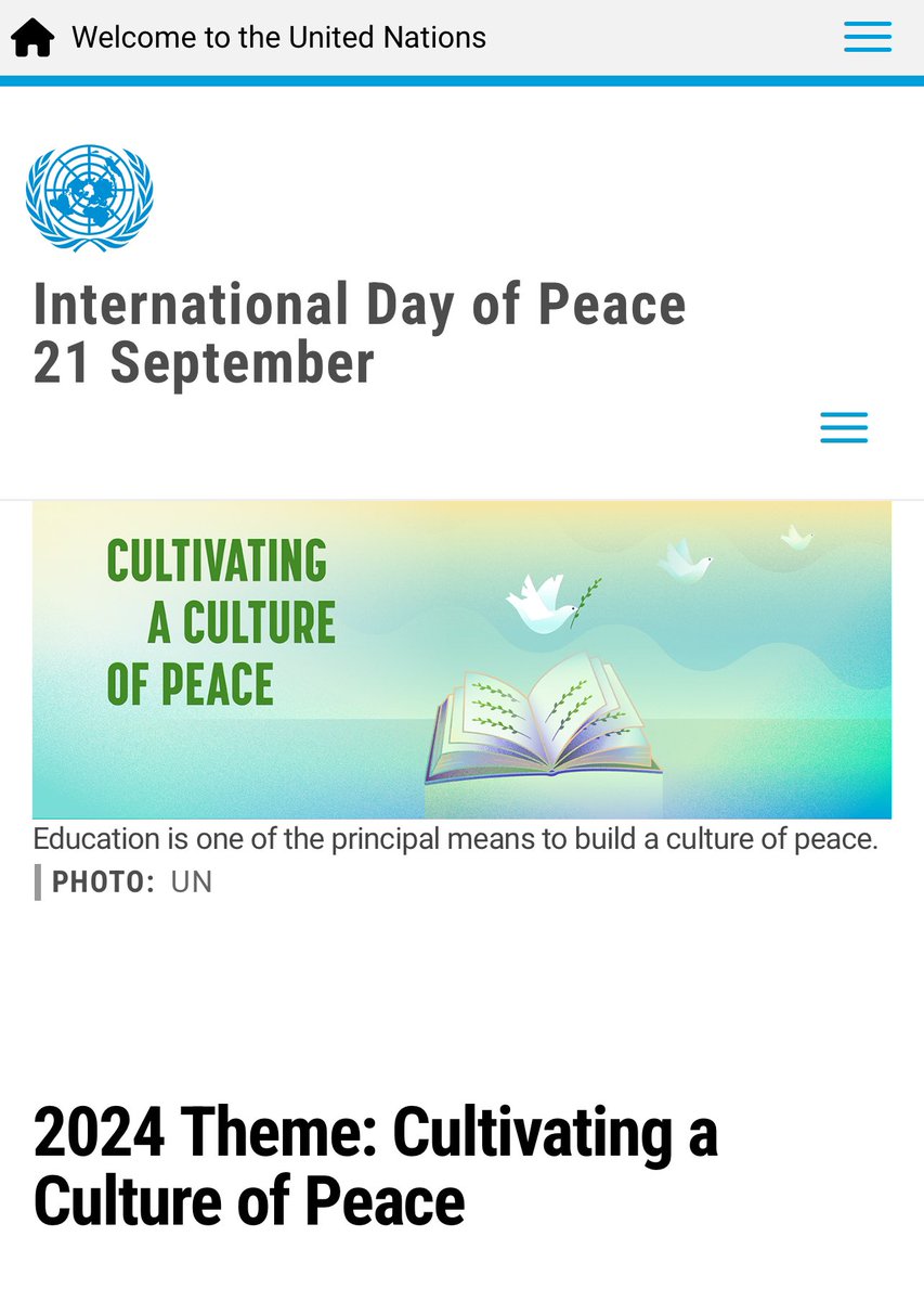 International Peace Day is on Saturday.

Peace is closer when every country can rely on, abides by and respects the rights of others under international and humanitarian law, and human rights norms.

The law is very clear on this issue.

Support for this resolution should