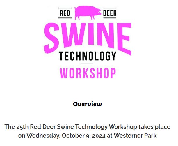 PrairieSwine's tweet photo. @PrairieSwine will have a booth at the Red Deer #Swine Technology Workshop on October 9th at @WesternerPark. Will we see you there? You can register at https://t.co/1OdmFz49ns if you haven't done so yet.
@albertapork #porkindustry https://t.co/frkt38zo9H