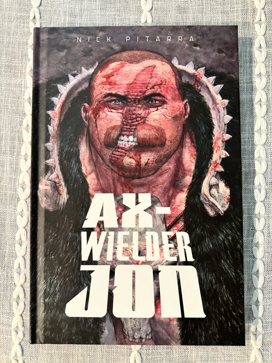 GingerNintendo's tweet photo. Went in to my LCB shop planning to grab a copy of #TheMoonIsFollowingUs by @danielwarrenart and @rileyrossmo1 but they were sold out! But I did happen to find this beauty! #AxWielderJon by @NickPitarra so not a total loss. https://t.co/NclrtorkE6