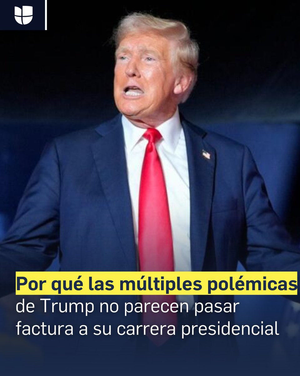 Mi contribución a esta gran pieza de <a href="/Univision/">Univision</a>:

¿Por qué las polémicas de Trump no pasan factura a su campaña?

“Trump encuentra combustible diario en la polémica. Imagino que el día que no aparece en los medios puede ser un día depresivo para él”.

🚀uni.vi/hKuf105FaUl