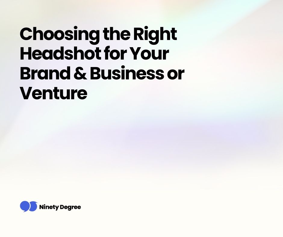 90DegreeDesign's tweet photo. Your headshot speaks volumes! 📸 Discover tips on choosing the right one for your brand or business in our latest blog.  
https://t.co/hm328nWuo4 
#BrandingTips #BusinessGrowth #90DegreeDesign https://t.co/zzX8aUNVsP