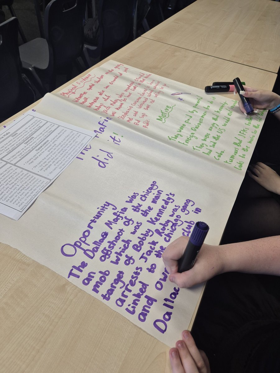 Caldervale High Social Subjects (@cvale_socsubs) on Twitter photo 2S3 today were trying to decide who killed JFK... 🕵🏼♀️ Lots of very compelling evidence collected well done 👏 <a href="/Miss__McGhee/">Miss McGhee</a> 2S3 today were trying to decide who killed JFK... 🕵🏼♀️ Lots of very compelling evidence collected well done 👏 <a href="/Miss__McGhee/">Miss McGhee</a>