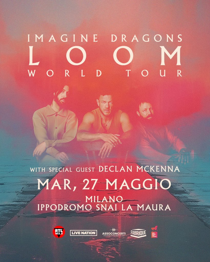 L'artist pre-sale per la data di Milano inizierà domani, giovedi
19 settembre, a partire dalle 12:00!

signup.umusic.com/imaginedragons…