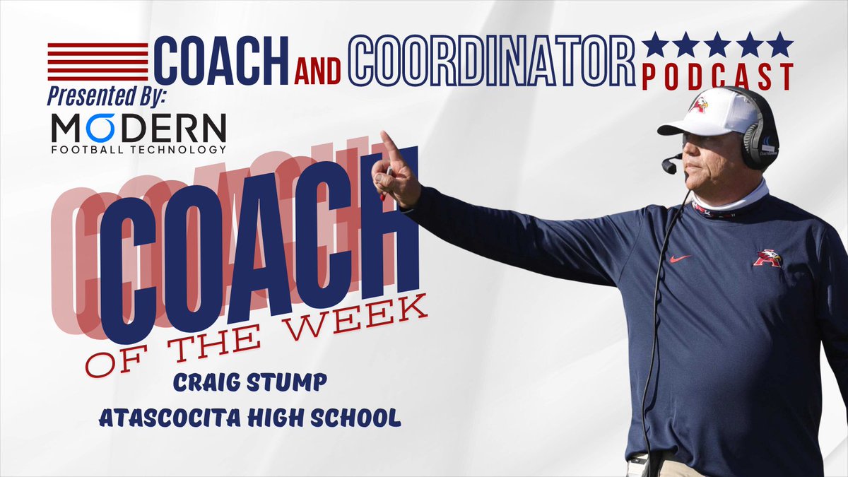 Keith Grabowski 🏈 Coach and Coordinator Network (@coachkgrabowski) on Twitter photo We are proud to announce our Week 4 Coach and Coordinator National Coach of the Week presented by
<a href="/modernFB/">Modern Football Technology</a>
<a href="/HumbleISD_AHS/">The Atascocita HS</a> <a href="/AHSEagleFB/">Atascocita High School Football</a>
Head Coach <a href="/craig_stump/">Craig Stump</a> is recognized as our National Coach of the Week.
Listen to Coach:
🍎podcasts.apple.com/us/podcast/nat… We are proud to announce our Week 4 Coach and Coordinator National Coach of the Week presented by
<a href="/modernFB/">Modern Football Technology</a>
<a href="/HumbleISD_AHS/">The Atascocita HS</a> <a href="/AHSEagleFB/">Atascocita High School Football</a>
Head Coach <a href="/craig_stump/">Craig Stump</a> is recognized as our National Coach of the Week.
Listen to Coach:
🍎podcasts.apple.com/us/podcast/nat…