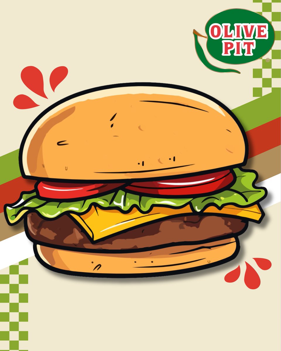 OlivePit1967's tweet photo. It's National Cheeseburger Day, and there’s no better way to celebrate than with a delicious burger from The Olive Pit! Pair it with your favorite side &amp; a milkshake! We hope to see you soon 🍔 https://t.co/tM5xOlA4in