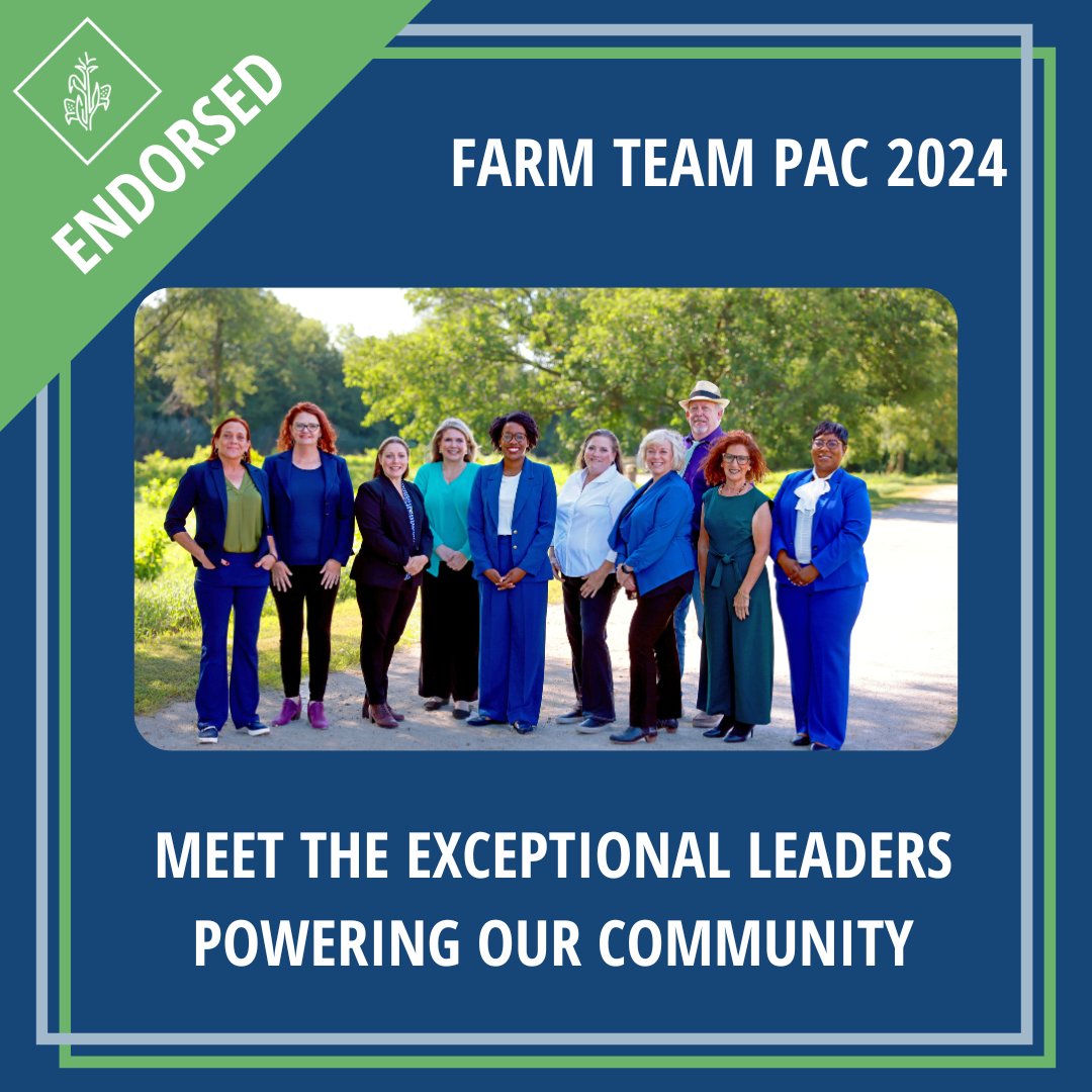 I couldn't be more thrilled to endorse such a thoughtful, capable, and courageous group of candidates. I am confident that each of them will make significant progress for our community and I am committed to helping them win!

Visit farmteampac.com to learn more!
