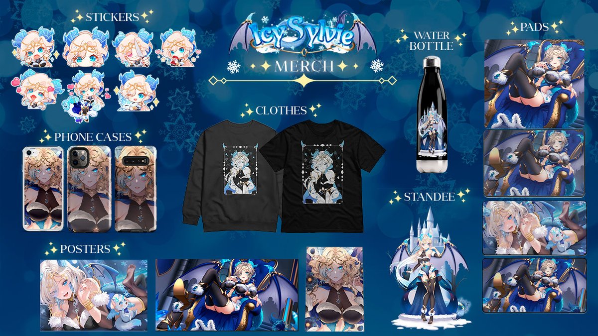 ❄️MERCH DROP❄️

Excited to present my first ever merch drop, after almost 4 years of content creation! I sourced many incredible artists for this and hope you enjoy.

🛍️: IcySylvie.com 

All sales directly support me and my future content plans! Be sure to tag me.