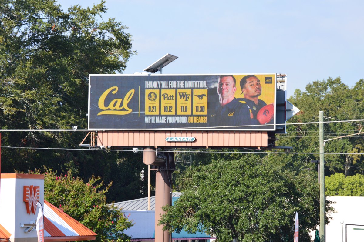 Hello Tallahassee! Corner of Tennessee and Whitehall.  Brought to you by the California Legends Collective.  

<a href="/espn/">ESPN</a> <a href="/ESPNCFB/">ESPN College Football</a> <a href="/CalFootball/">Cal Football</a> <a href="/THEJAYDNOTT/">Jaydn Ott🇼🇸</a> 
#GoBears