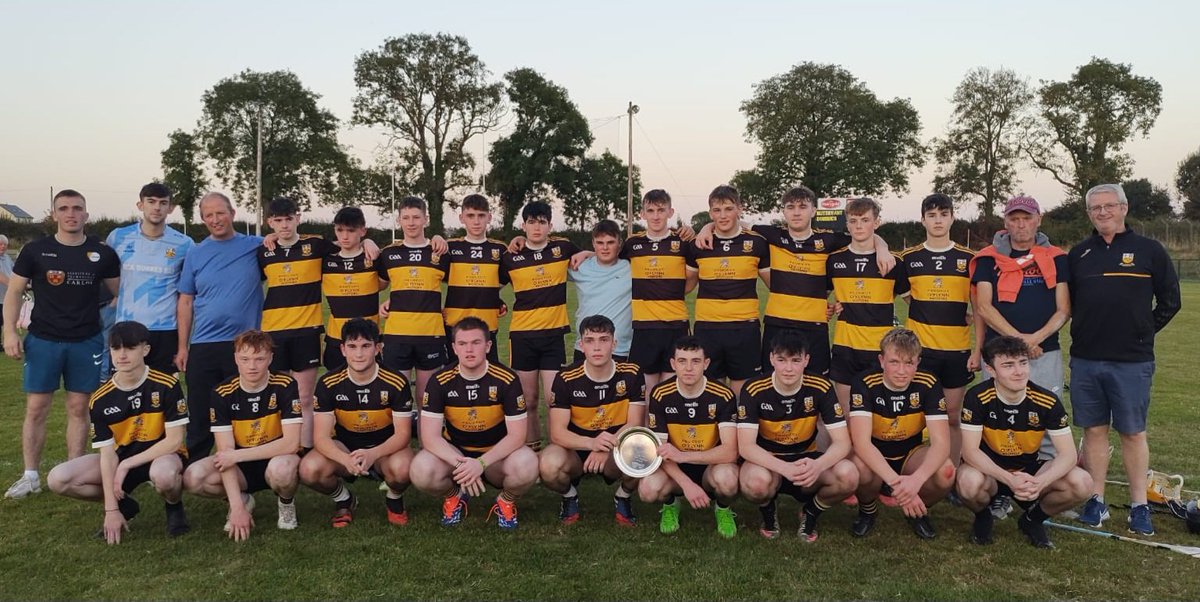 Congratulations to Buttevant Minor hurlers on their fine victory over St. Dominics in the Shield Final tonight in Ballyclough.