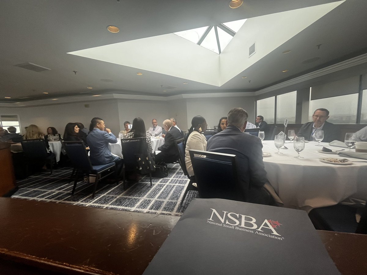 A lovely lunch for #WP24! Thank you, <a href="/hyattregency/">Hyatt Regency</a>, for being a great partner for #SmallBusiness, and the great view for #NSBA’s #flyin!
