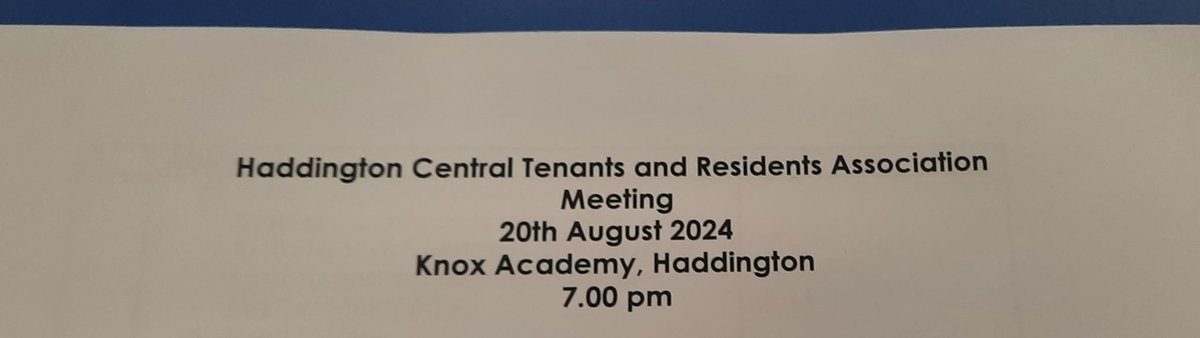 Cllr Shamin Akhtar (@shaminakhtar) on Twitter photo Great to catch up with the Haddington Central TRA group at Knox Academy. Lots of issues raised that matter to the local community such as spending, 20mph signage and overgrown hedges. All will be followed up. Even talk of Christmas storytelling events! π π
βοΈ
<a href="/EastLothianTRP/">East Lothian TRP</a> Great to catch up with the Haddington Central TRA group at Knox Academy. Lots of issues raised that matter to the local community such as spending, 20mph signage and overgrown hedges. All will be followed up. Even talk of Christmas storytelling events! π π
βοΈ
<a href="/EastLothianTRP/">East Lothian TRP</a>