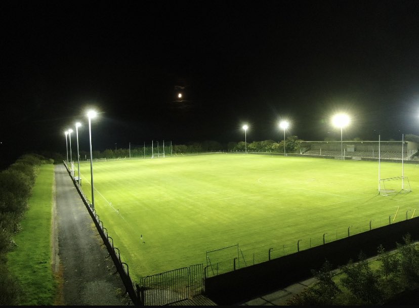 💡Let there be light!💡We would like to sincerely thank Conor and Kevina Whelan for their extremely generous donation which helped us upgrade our floodlights. We would also like to thank John Kelly for all the work he carried out installing our new lights.🖤🤍