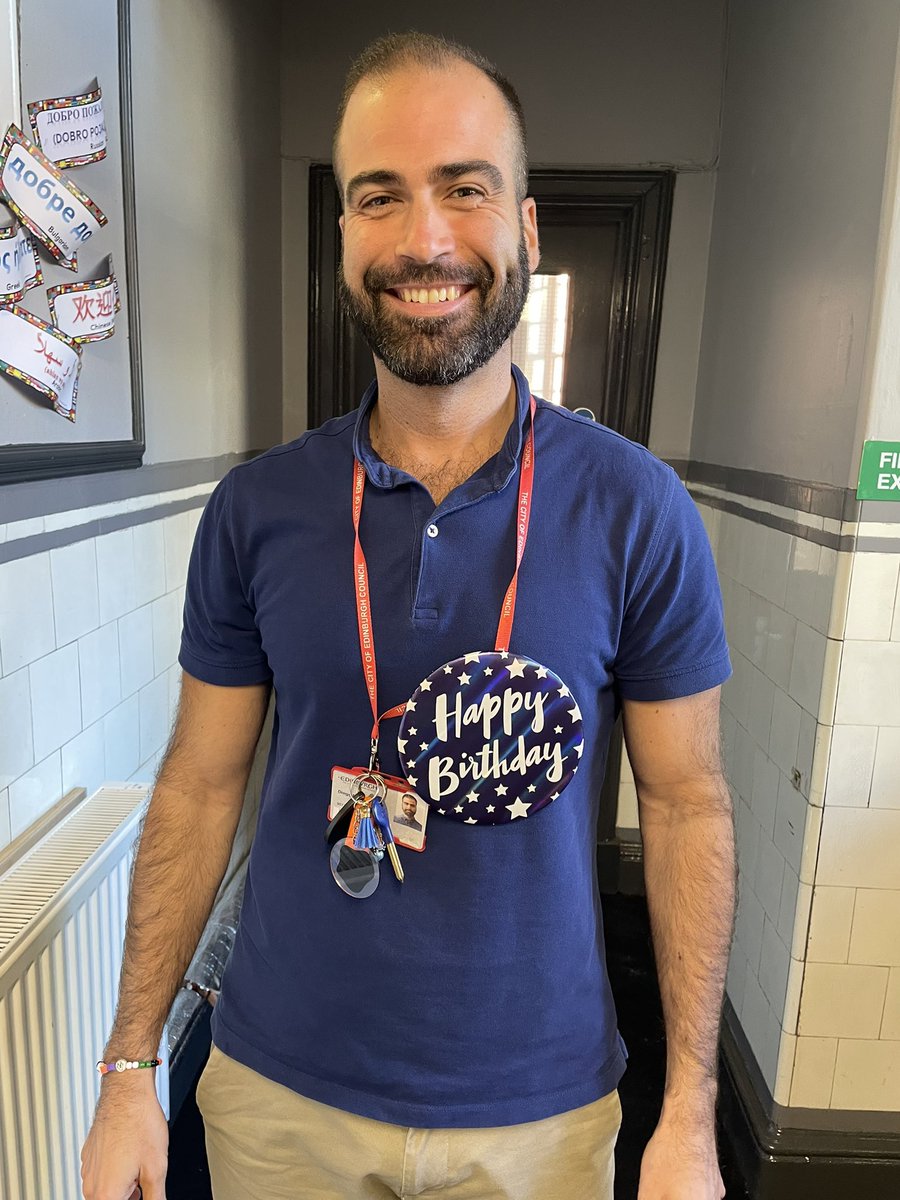 Happy birthday Mr Dominguez. How did we guess it was your birthday? 😆