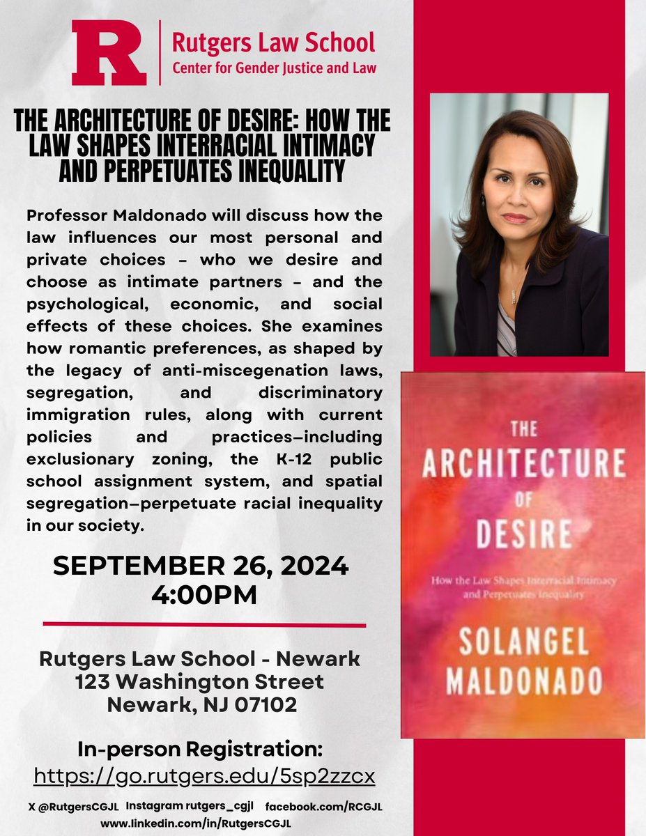 Aníbal RosarioLebrón (@arosariolebron) on Twitter photo It's going to be a great conversation with <a href="/SolangelNJ/">Solangel Maldonado</a>! #NYUPress #RutgersLaw #SeatonHallLaw #InterracialMarriage #InterracialDating #Racism It's going to be a great conversation with <a href="/SolangelNJ/">Solangel Maldonado</a>! #NYUPress #RutgersLaw #SeatonHallLaw #InterracialMarriage #InterracialDating #Racism