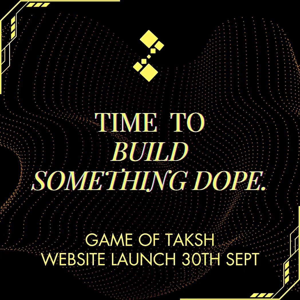gameoftaksh's tweet image. The website is Launching on 30th September. 🚀
#gameoftaksh