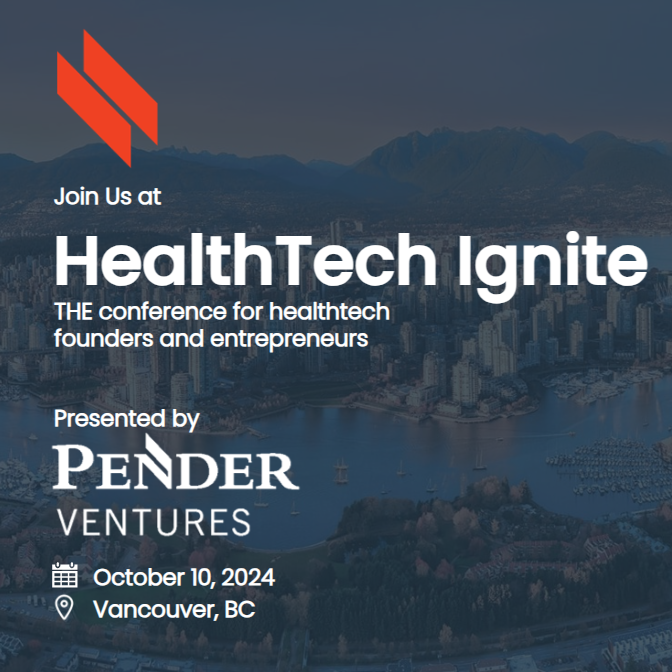 healthtechdist's tweet image. #HealthTechIgnite24: Where innovation meets healthcare. Hear from and network with #healthtech leaders, investors & experts and be part of the community fueling #healthcare #innovation! Come to Vancouver on Oct. 10! Secure your spot now! healthtechignite.ca @penderventures