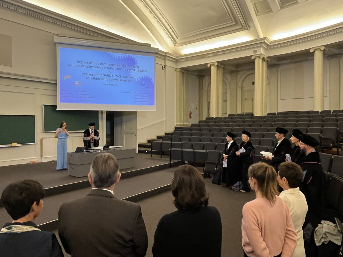 ibdleuven's tweet image. Congrats to @JudithWellens for achieving a very important milestone with a successful PhD defence! Proud promotorteam @JoaoPGSabino @SeverineVermei1 #JSatsangi